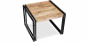 Buy Small Wooden coffee table - Vintage Industrial Design - Onawa Natural wood 58461 - in the UK
