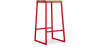 Buy Industrial Design Stool - Wood & Metal - 76cm - Big Boy Red 58415 with a guarantee
