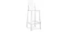 Bar Stool with Backrest - Transparent Design - 75cm - Victoria Queen image 9