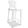 Buy Bar stool with backrest Victoria Queen - 75cm - Design Transparent Transparent 58924