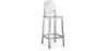 Bar Stool with Backrest - Transparent Design - 75cm - Victoria Queen image 9