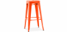 Bar Stool - Industrial Design - Steel - 76cm - Stylix image 9