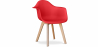 Buy Dining Chair with Armrests - Scandinavian Style - Dominic Red 58595 in the United Kingdom