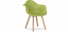 Buy Dining Chair with Armrests - Scandinavian Style - Dominic Olive 58595 - in the UK