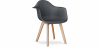 Buy Dining Chair with Armrests - Scandinavian Style - Dominic Dark grey 58595 in the United Kingdom
