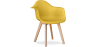 Buy Dining Chair with Armrests - Scandinavian Style - Dominic Pastel yellow 58595 - in the UK