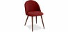 Buy Dining Chair - Upholstered in Fabric - Scandinavian Style - Evelyne Red 58982 at Privatefloor