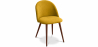 Buy Dining Chair - Upholstered in Fabric - Scandinavian Style - Evelyne Yellow 58982 - in the UK