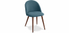 Buy Dining Chair - Upholstered in Fabric - Scandinavian Style - Evelyne Turquoise 58982 in the United Kingdom