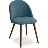Dining Chair - Upholstered in Fabric - Scandinavian Style - Evelyne image 9
