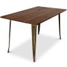 Rectangular Dining Table - Industrial - Wood - Tawny image 9