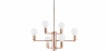 Buy Golden Ceiling Lamp - Chandelier Pendant Lamp - Kande Gold 59030 - in the UK