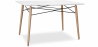 Buy Rectangular Dining Table - Scandinavian Design - Wood - 110 x 80 cm White 59075 - in the UK