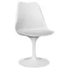 Buy White Tulipan chair with cushion White 59156