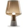 Buy Stone and smoked glass lamp - Silas Brown 59166