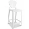 Bar Stool with Backrest - Transparent Design - 65cm - Victoria Queen image 9
