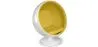 Ball Design Armchair - Upholstered in Faux Leather - Batton image 9