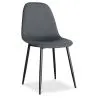 Buy Upholstered fabric dining chair - Faby Grey 59158