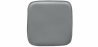 Buy Imantado Chair Pad Square - Faux Leather - Stylix Grey 59140 in the United Kingdom