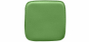 Buy Imantado Chair Pad Square - Faux Leather - Stylix Green 59140 - in the UK