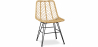 Buy Synthetic wicker dining chair  Natural wood 59254 - in the UK