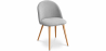 Buy Dining Chair - Upholstered in Fabric - Scandinavian Style - Evelyne Light grey 59261 - prices