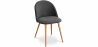Buy Dining Chair - Upholstered in Fabric - Scandinavian Style - Evelyne Dark grey 59261 in the United Kingdom