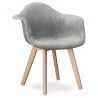 Buy Premium Design Dominic Dining Chair - Velvet Light grey 59263