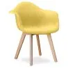 Buy Premium Design Dominic Dining Chair - Velvet Yellow 59263