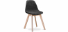 Buy Fabric Upholstered Dining Chair - Scandinavian Style - Denisse Black 59267 - prices
