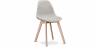 Buy Fabric Upholstered Dining Chair - Scandinavian Style - Denisse Light grey 59267 in the United Kingdom
