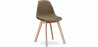 Buy Fabric Upholstered Dining Chair - Scandinavian Style - Denisse Chocolate 59267 home delivery