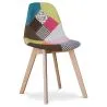 Buy Dining Chair Denisse Scandi style Premium Design - Patchwork Simona Multicolour 59269