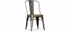 Buy Steel Dining Chair - Industrial Design - New Edition - Stylix Metallic bronze 99932871 - in the UK
