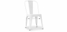 Buy Steel Dining Chair - Industrial Design - New Edition - Stylix White 99932871 - in the UK