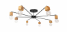 Buy Ceiling Lamp - Scandinavian Design - Bellou Black 59295 - in the UK