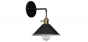 Buy Curie wall lamp - Metal Black 59293 - in the UK
