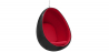 Buy Hanging Egg Chair - Upholstered in Fabric - Eny Red 59306 at Privatefloor