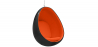 Buy Hanging Egg Chair - Upholstered in Fabric - Eny Orange 59306 in the United Kingdom