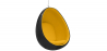 Buy Hanging Egg Chair - Upholstered in Fabric - Eny Yellow 59306 home delivery