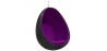 Buy Hanging Egg Chair - Upholstered in Fabric - Eny Mauve 59306 - in the UK