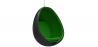 Buy Hanging Egg Chair - Upholstered in Fabric - Eny Green 59306 - prices