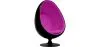 Egg Design Armchair - Upholstered in Faux Leather - Eny image 9
