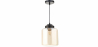 Buy Crystal Ceiling Lamp - Vintage Design Pendant Lamp - Mikelo Black 59331 - in the UK