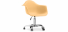 Buy Office Chair with Armrests - Desk Chair with Castors - Weston Pastel orange 14498 - in the UK
