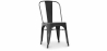 Buy Steel Dining Chair - Industrial Design - New Edition - Stylix Dark grey 99932871 home delivery