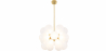 Buy Crystal Ball Ceiling Lamp - Pendant Lamp - Jacobella White 59344 - in the UK