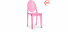 Buy Pack of 2 Transparent Dining Chairs - Victoria Queen Pink transparent 58734 in the United Kingdom