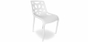 Buy Outdoor Chair - Designer Garden Chair - Bernard White 33185 - in the UK