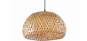 Buy Talli twisted Design Boho Bali ceiling lamp - Bamboo Natural wood 59354 - in the UK